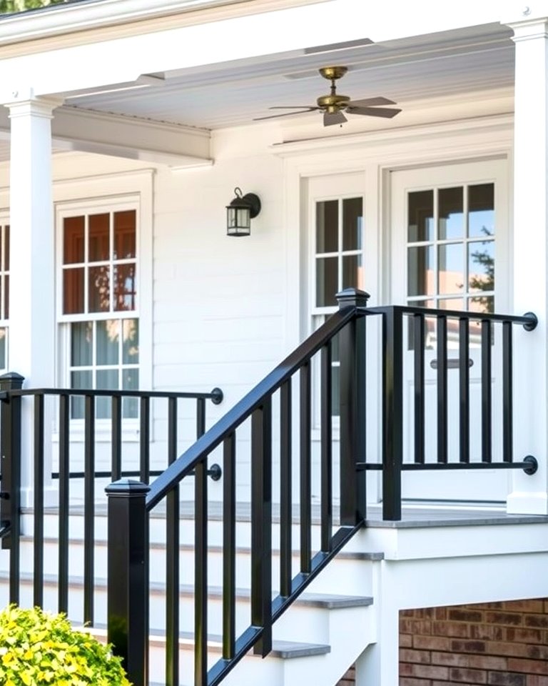 30 Single-Story White House Black Trim Exterior Inspirations