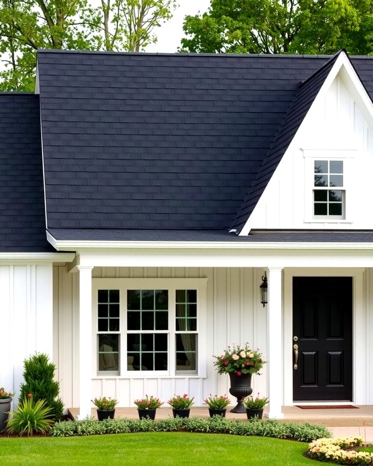 30 Black Roof Exterior Home Design Ideas for Bold Contrast