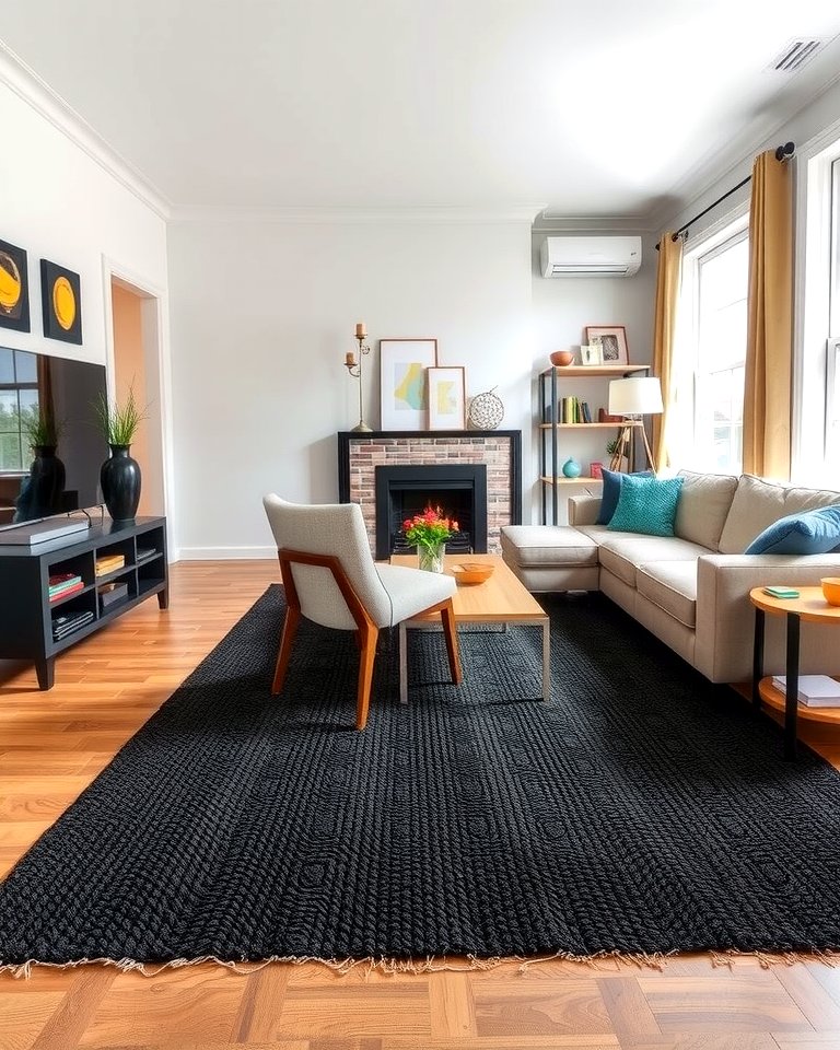 30 Bold Black Living Room Designs For Dramatic Modern Spaces