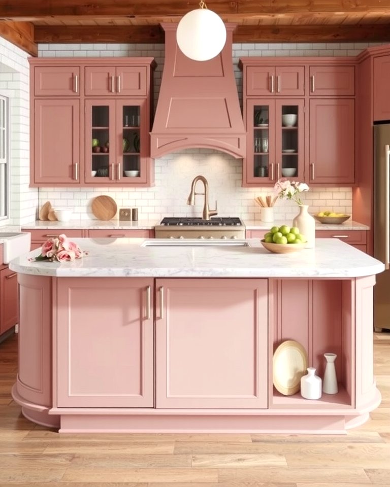 30 Pink Kitchen Ideas to Refresh Your Cooking Space