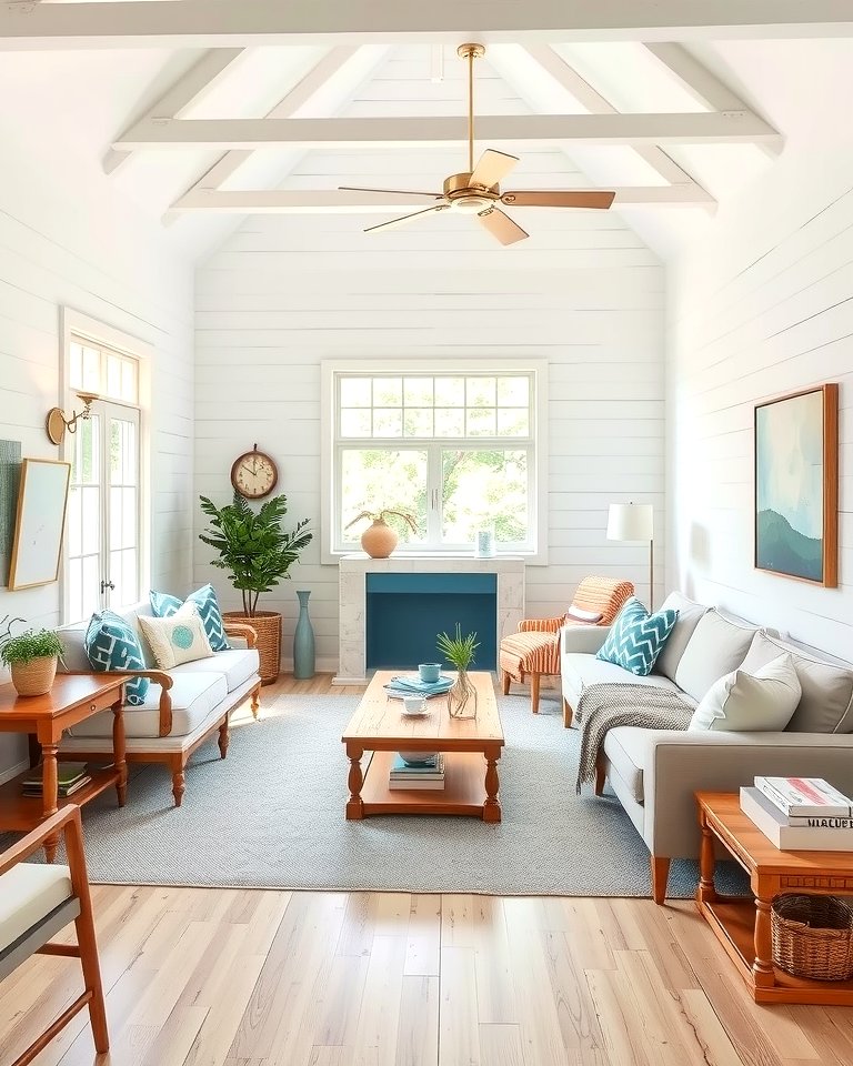 25 Shiplap Living Room Ideas for a Rustic Charm
