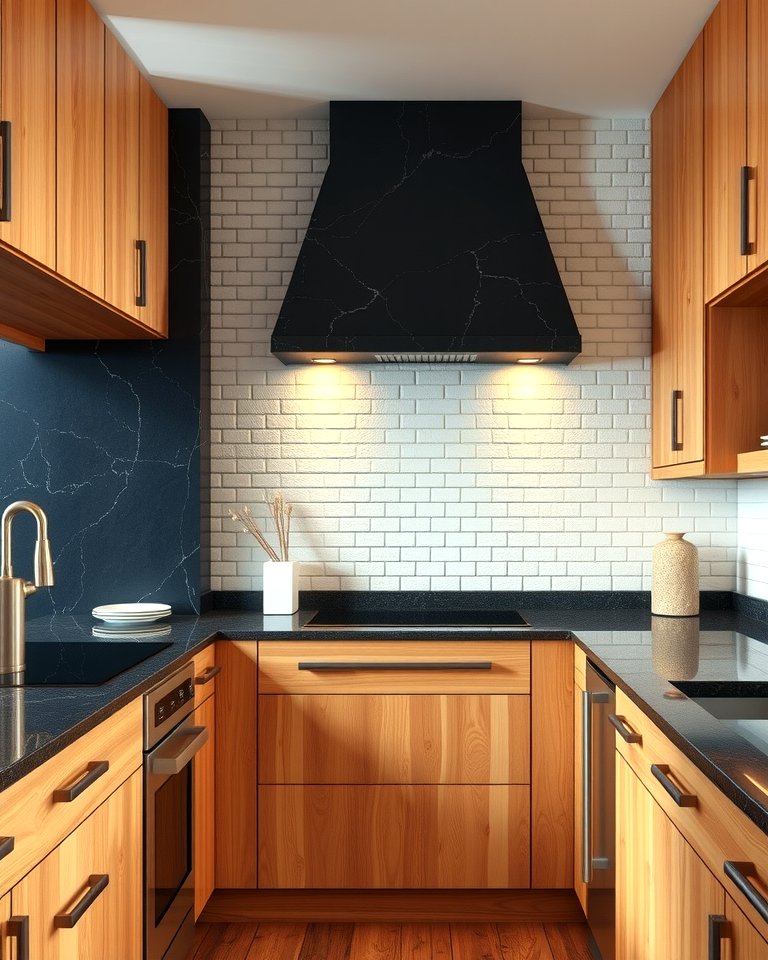 30 Sleek Black Granite Countertop Kitchen Designs for Luxury