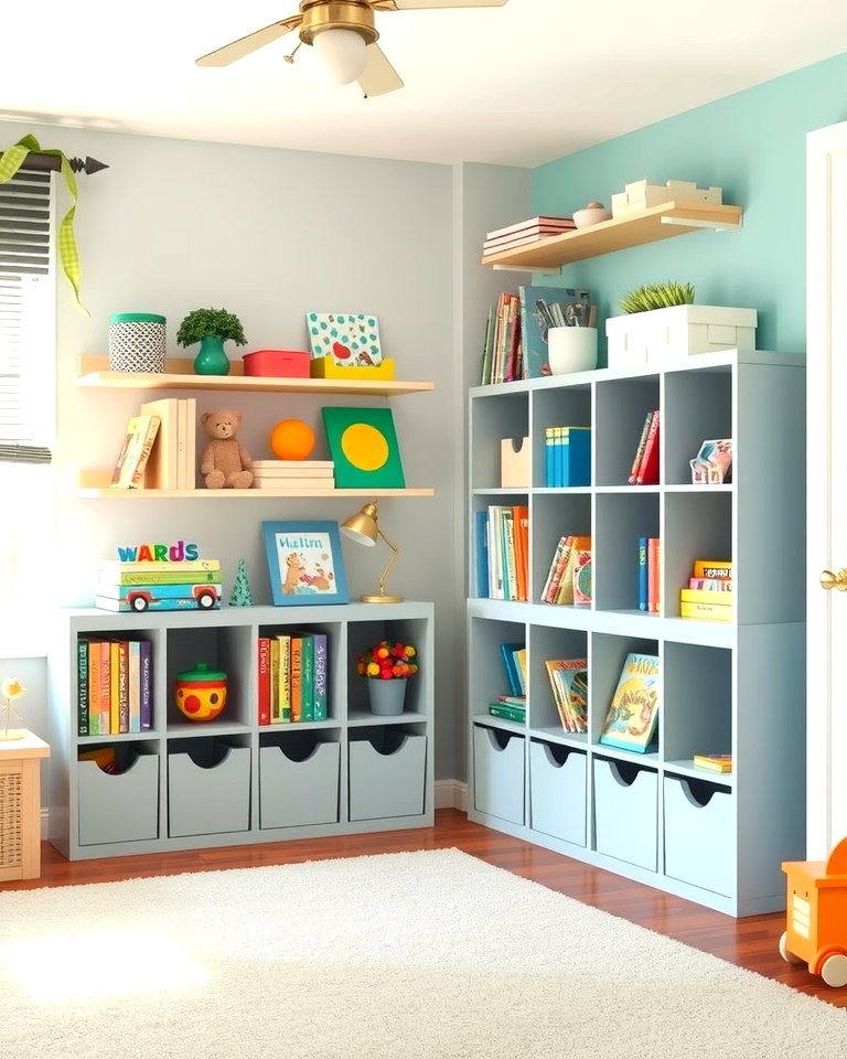 25 Playroom Storage Ideas to Keep Your Kids' Space Organized