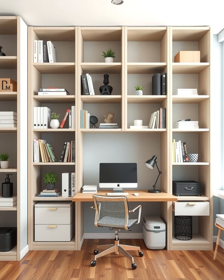 25 Office Shelving Ideas to Maximize Storage and Style