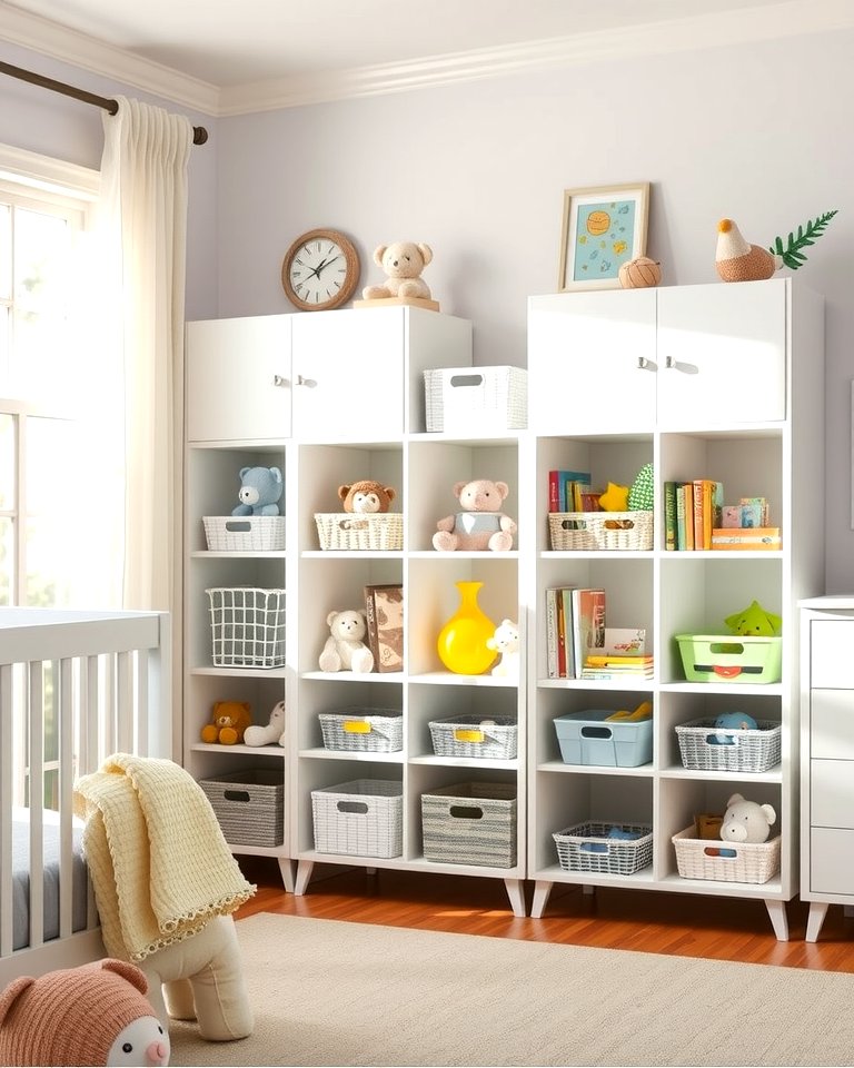 25 Nursery Storage Ideas for a Clutter-Free Space