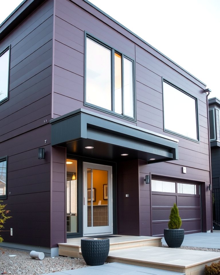 25 Purple House Exterior Ideas for a Unique Curb Appeal
