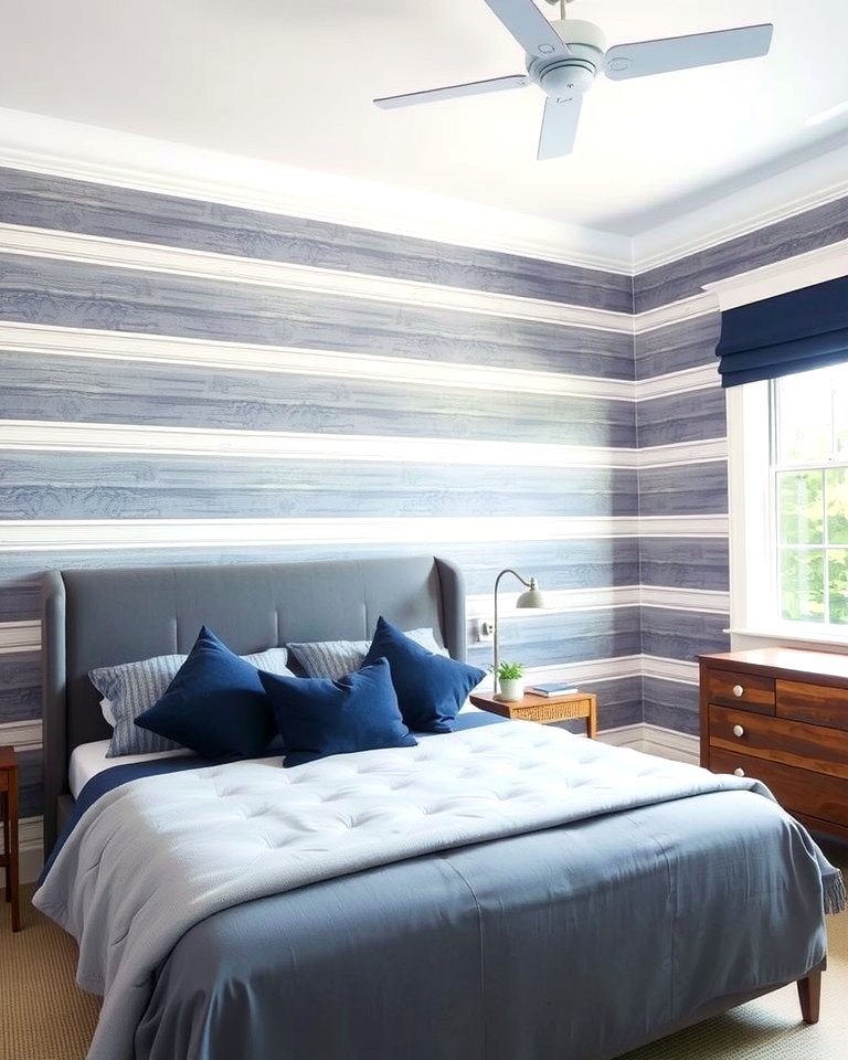 25 Navy Blue and Grey Bedroom Ideas for Modern Style