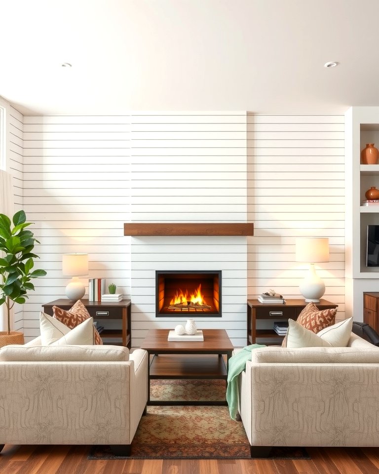 25 Shiplap Living Room Ideas for a Rustic Charm