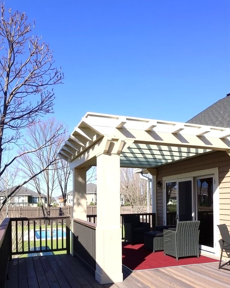 30 Partially Covered Deck Ideas for Flexible Outdoor Living