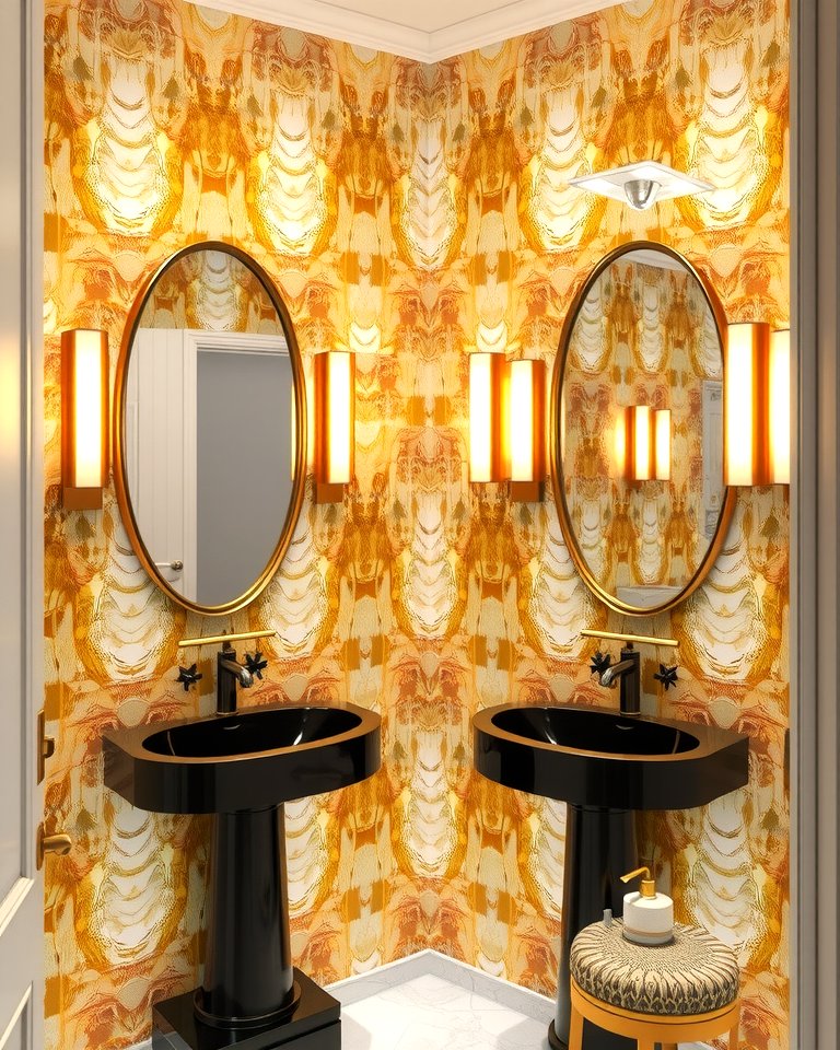 25 Powder Room Wallpaper Ideas to Elevate Your Space