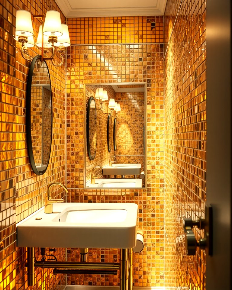 30 Powder Room Floor Tile Ideas for Elegant Small Spaces