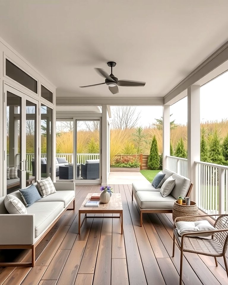 Curated visual reference: Fresh Look at 25 Sunroom And Deck Combo Ideas For Seamless Indoor Outdoor