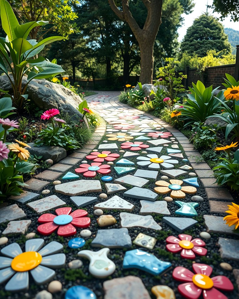 25 Mosaic Garden Ideas to Add Artistic Flair