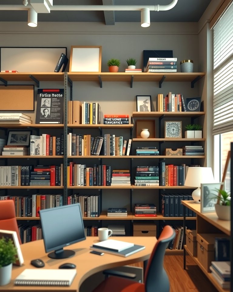 25 Office Shelving Ideas to Maximize Storage and Style