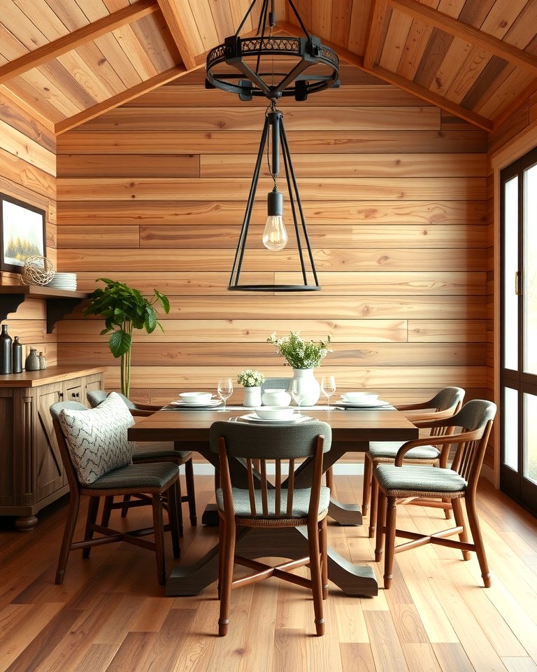 25 Shiplap Dining Room Wall Ideas for Rustic Charm