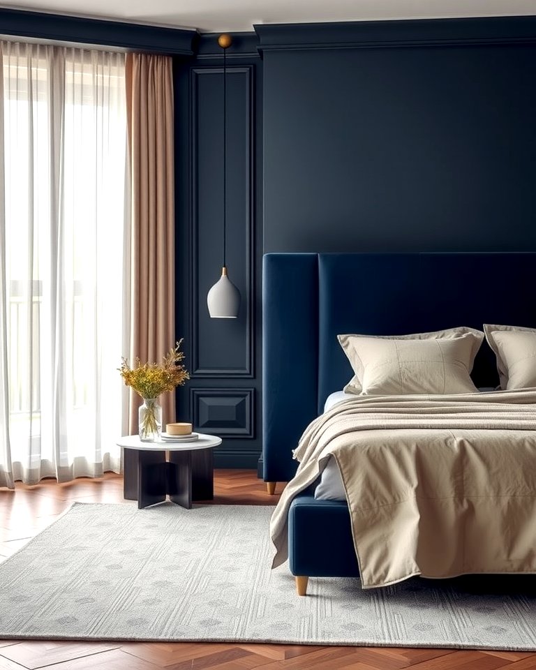 25 Navy Blue Bedroom Ideas for a Serene Retreat