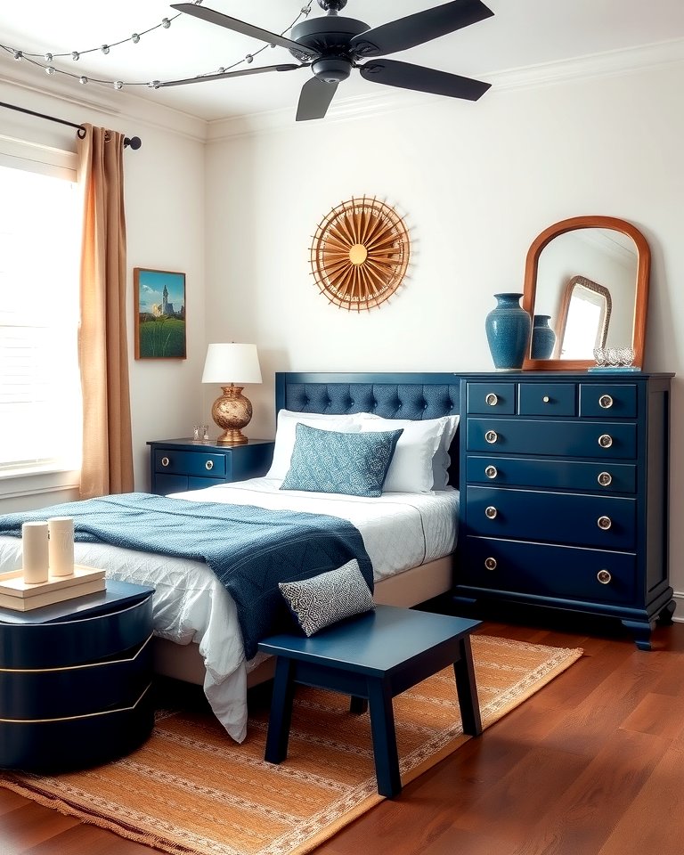 25 Navy Blue Bedroom Ideas for a Serene Retreat