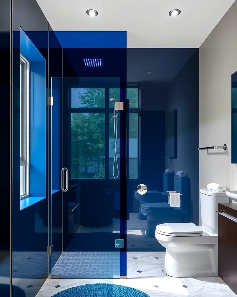 25 Navy Blue Bathroom Ideas for a Luxurious Look