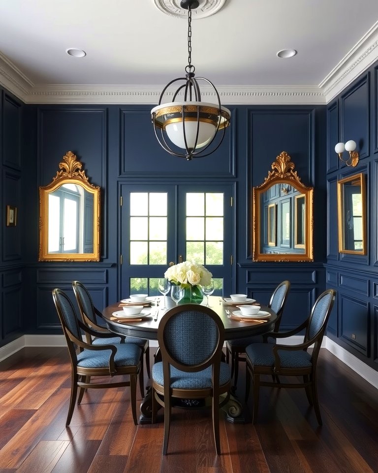 25 Navy Blue Dining Room Ideas for Elegant Gatherings