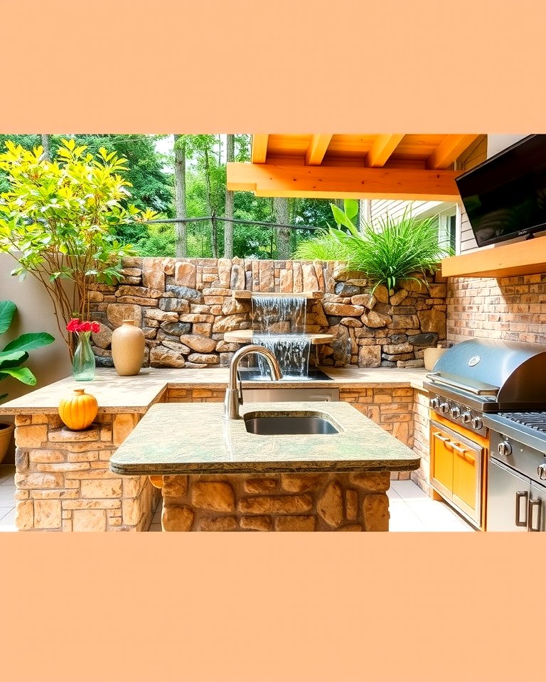 30 Pool House with Outdoor Kitchen Designs for Entertaining
