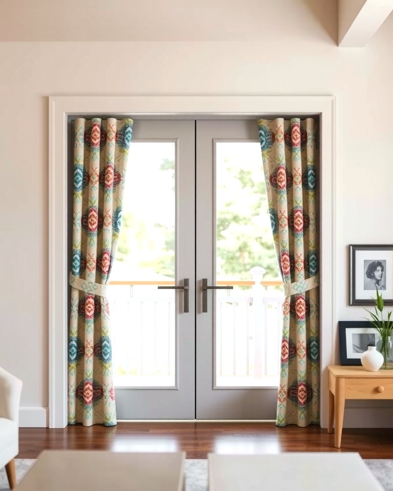 25 Sliding Door Curtain Ideas for Privacy and Style