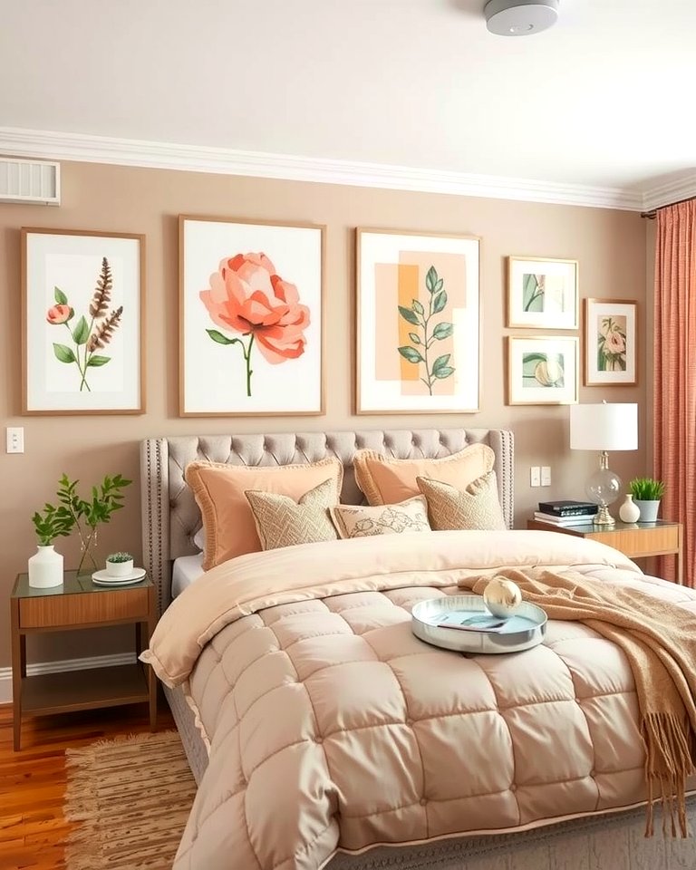 25 Peach Bedroom Ideas for a Soft and Serene Retreat