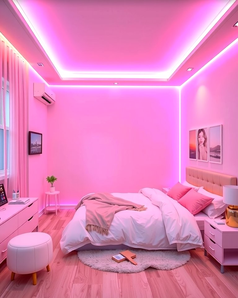 Pink Led Room Pink Led Room