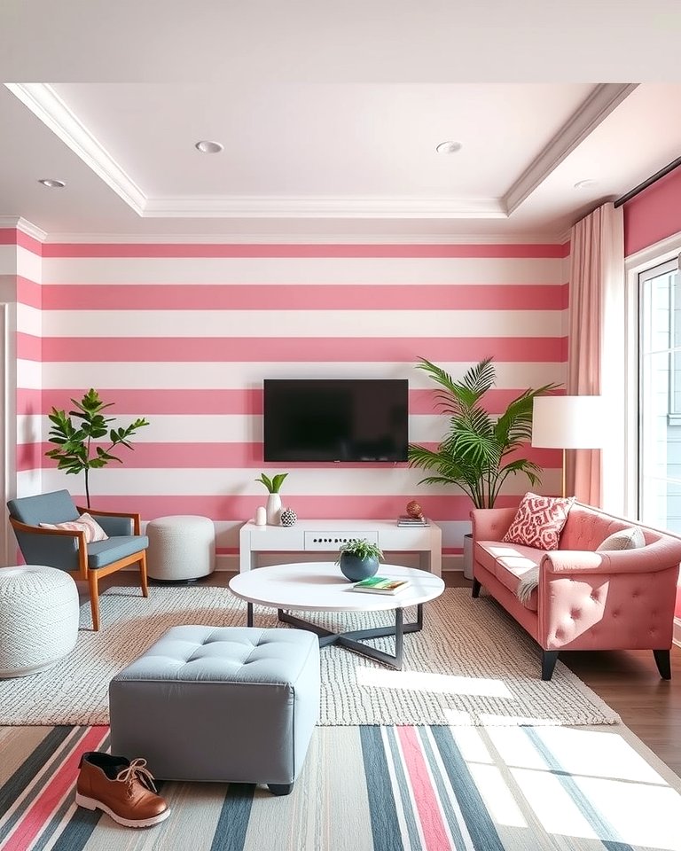 25 Pink and Grey Living Room Ideas for a Chic Space