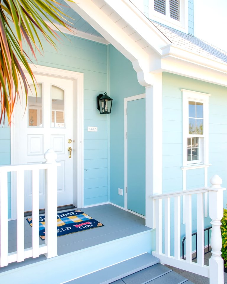 30 Serene Blue Exterior House Paint Ideas for Curb Appeal