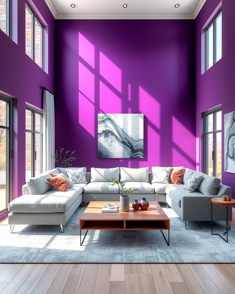 25 Purple Living Room Ideas for a Stylish Home Makeover