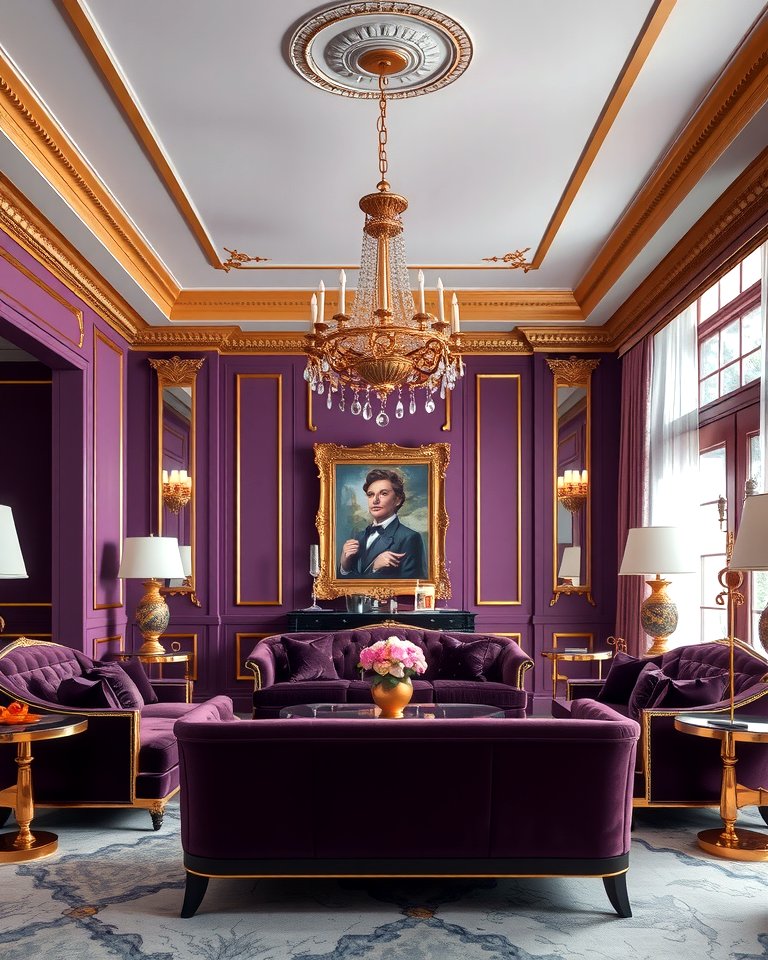 25 Purple Living Room Ideas for a Stylish Home Makeover