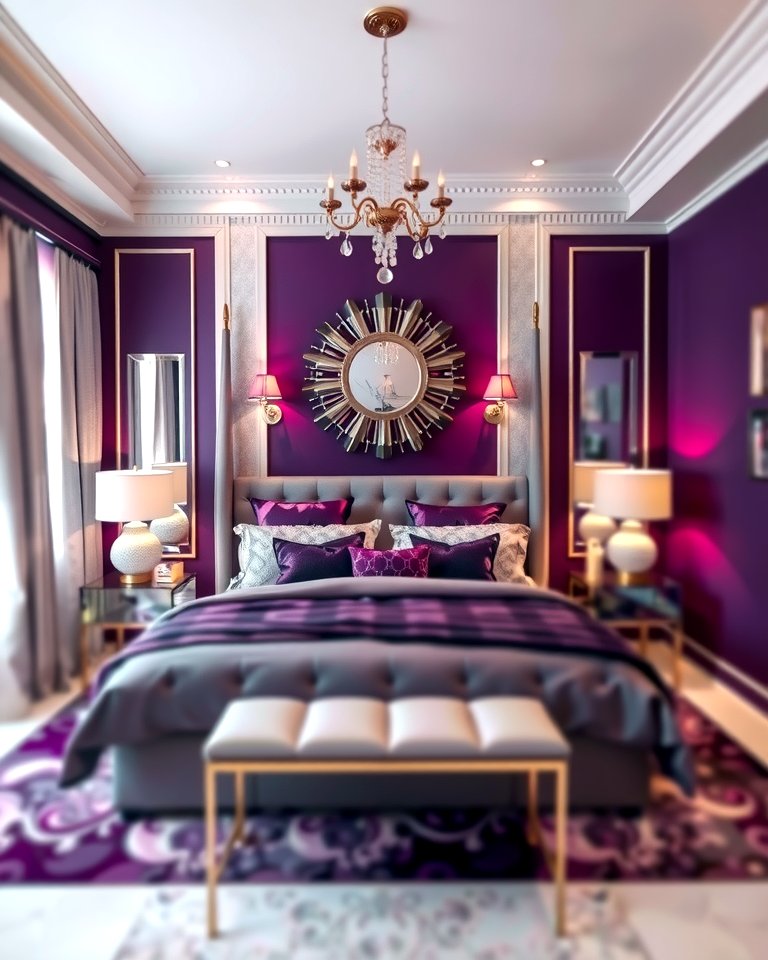 30 Dark Purple Bedroom Ideas for Dramatic Luxury Spaces