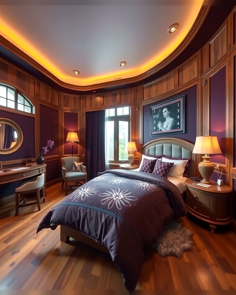30 Dark Purple Bedroom Ideas for Dramatic Luxury Spaces