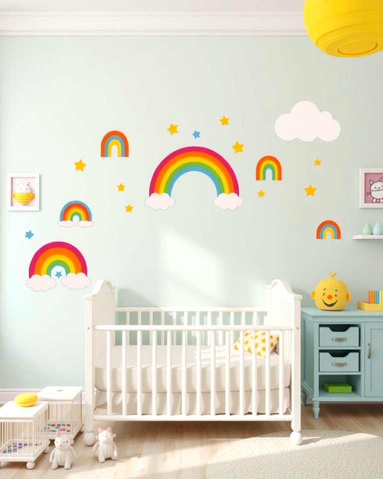 25 Rainbow Nursery Ideas for a Colorful Baby Room