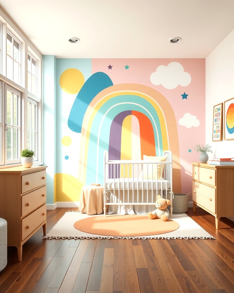 25 Rainbow Nursery Ideas for a Colorful Baby Room