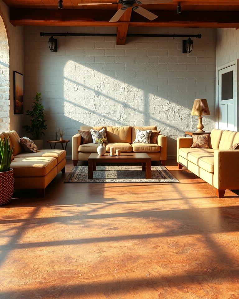 25 Stained Concrete Floors for a Unique Look
