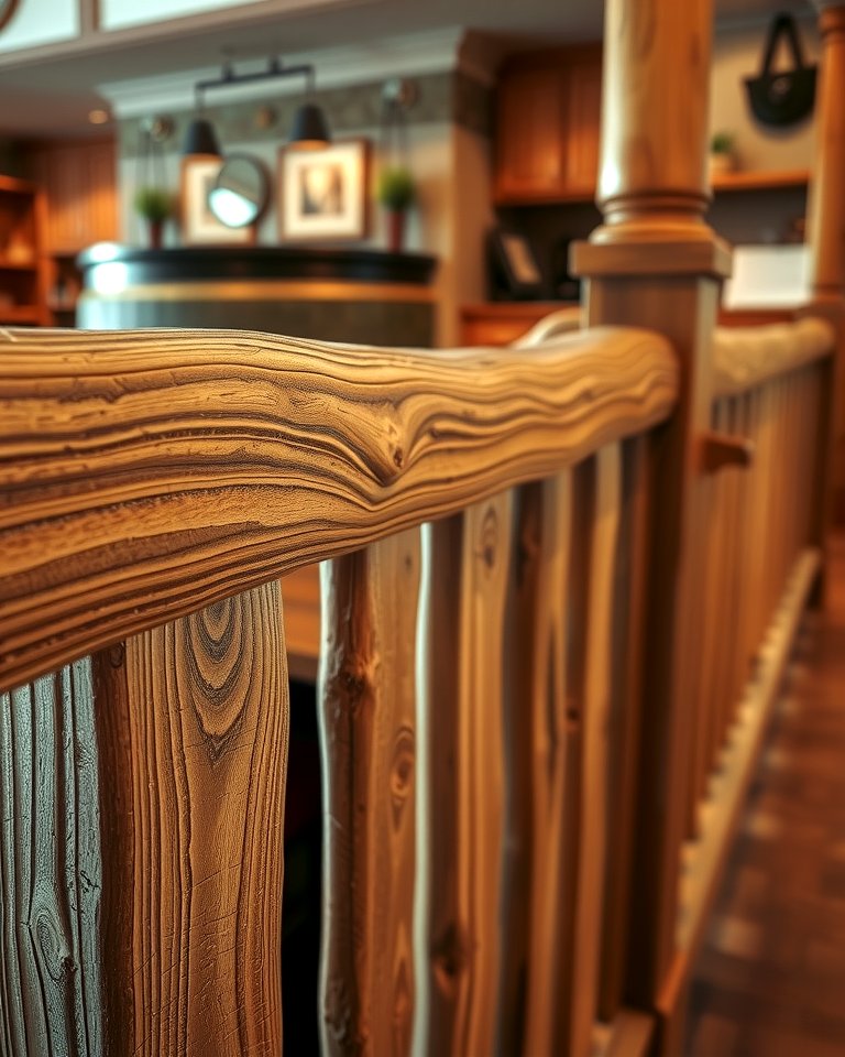 Country Style Railing 25 Stair Railing Ideas for Modern and Traditional Homes