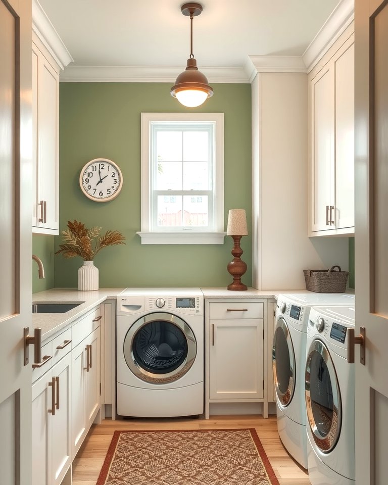 25 Sage Green Laundry Room Ideas for a Fresh Look