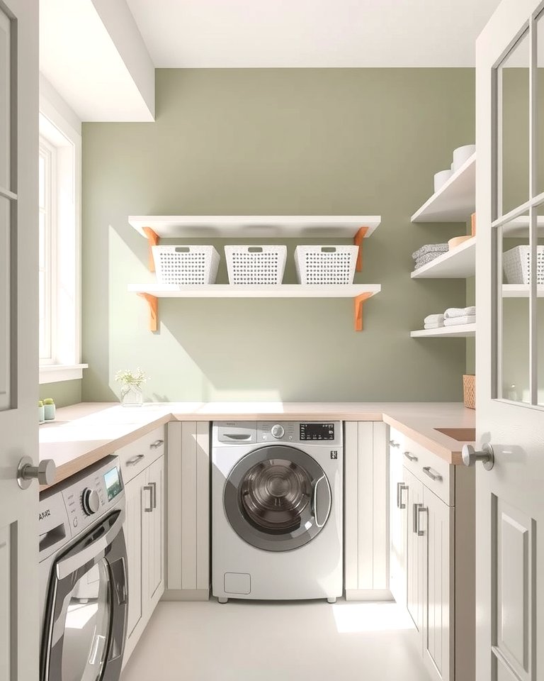 25 Sage Green Laundry Room Ideas for a Fresh Look