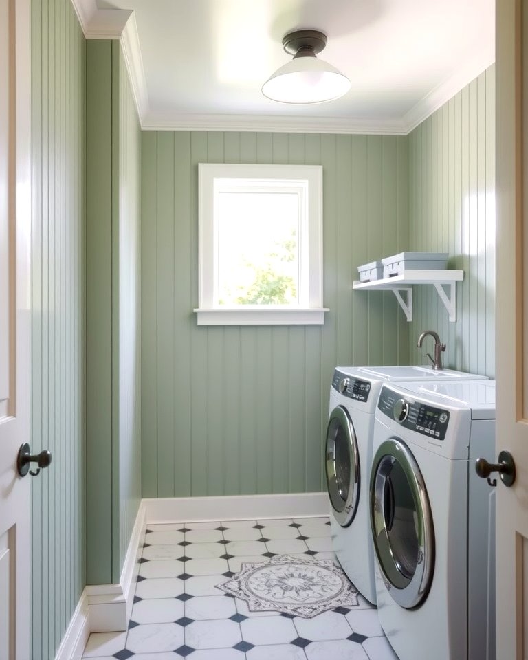 25 Sage Green Laundry Room Ideas for a Fresh Look