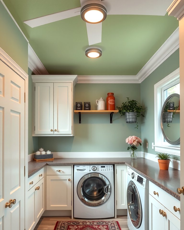 25 Sage Green Laundry Room Ideas for a Fresh Look