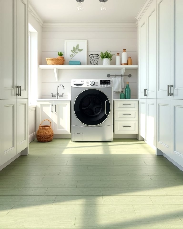25 Sage Green Laundry Room Ideas for a Fresh Look