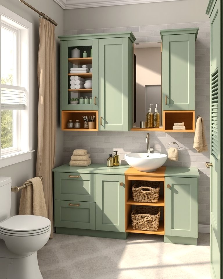 25 Sage Green Bathroom Ideas for a Fresh and Calming Space