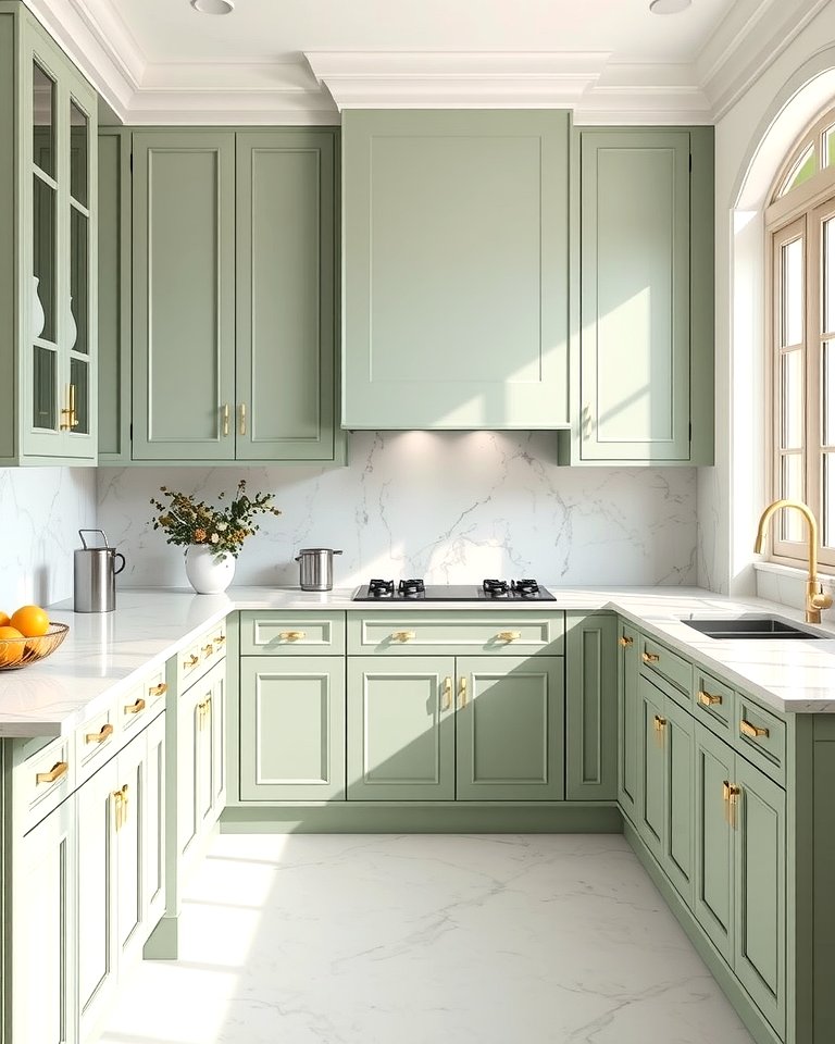 25 Sage Green Kitchen Ideas for a Fresh and Inviting Space