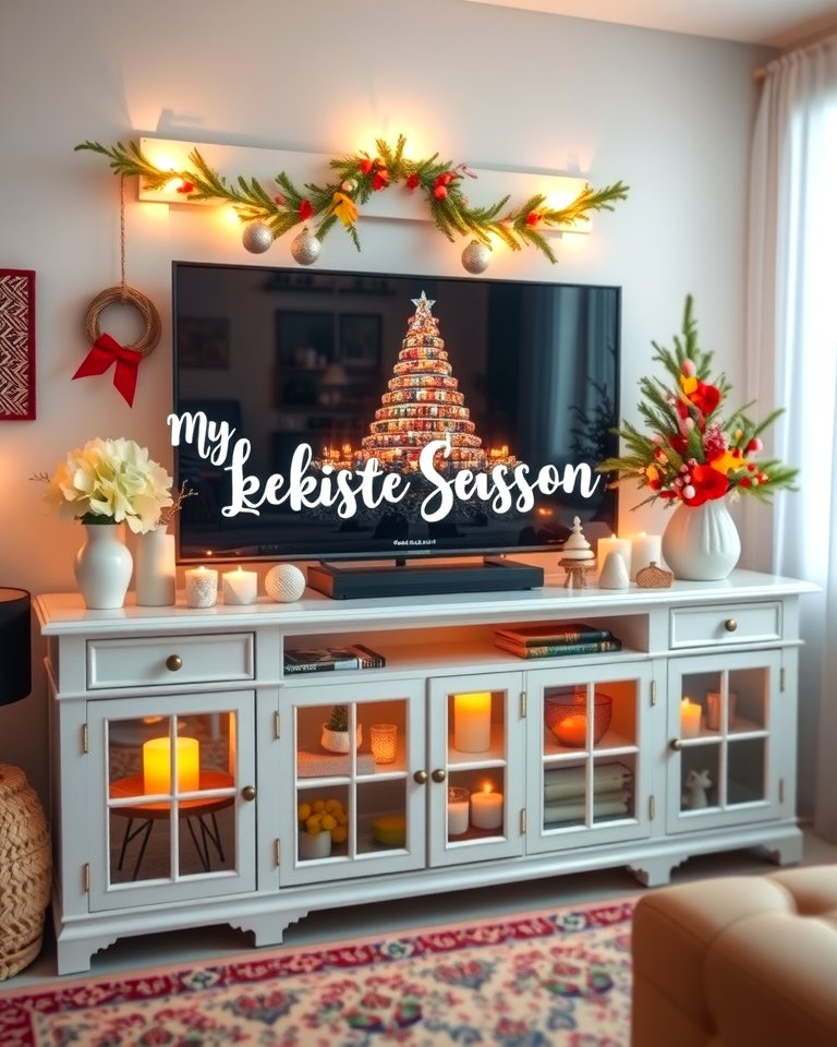 25 TV Console Decor Ideas to Elevate Your Living Room