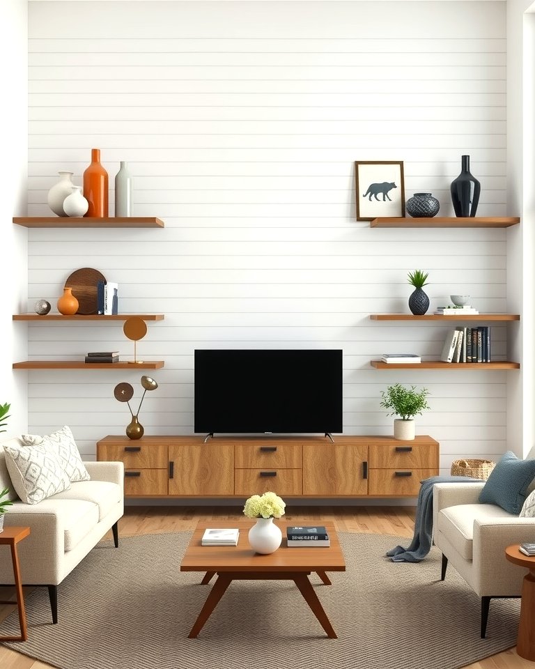 25 Shiplap Living Room Ideas for a Rustic Charm