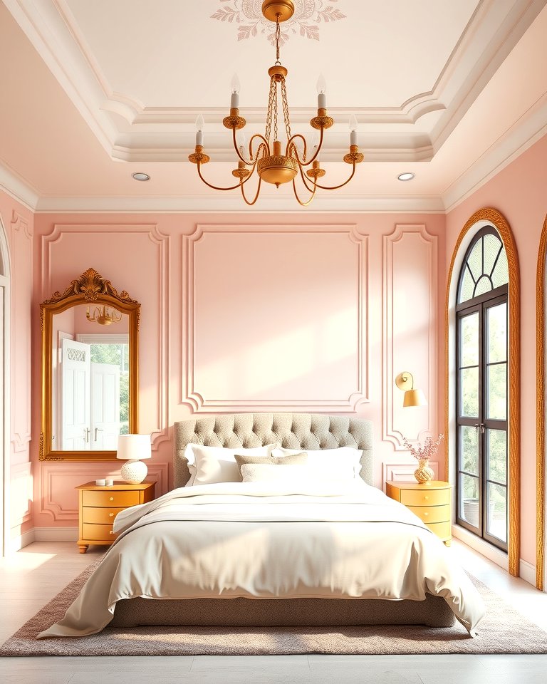 25 Pink and Gold Bedroom Ideas for a Luxurious Retreat