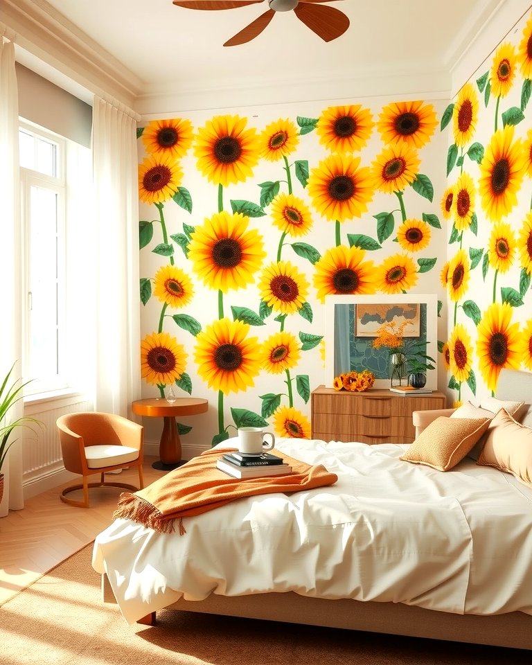 25 Sunflower Bedroom Ideas for a Bright and Cheerful Space