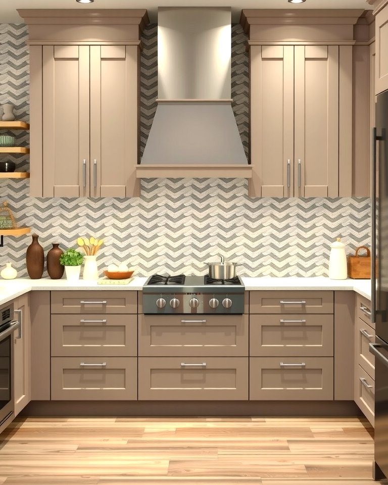 30 Stunning Taupe Kitchen Cabinet Designs for Modern Homes