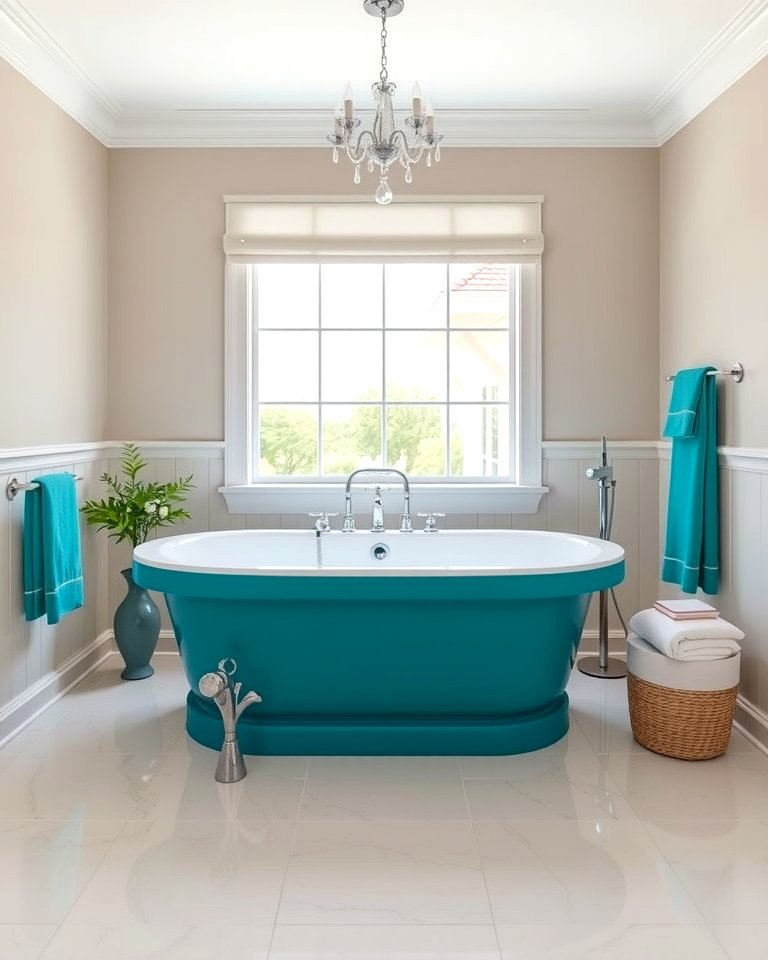 30 Soothing Teal Bathroom Design Ideas for 2024